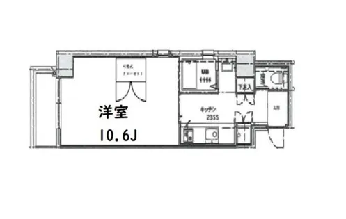 大阪府大阪市淀川区西中島2丁目【マンション】の間取り