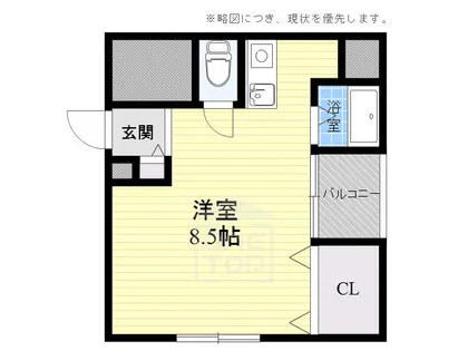 フェリセ富田【3階】の間取り