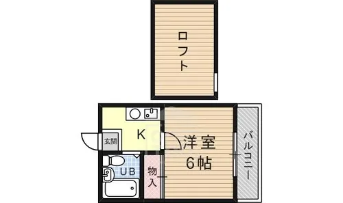 メゾンデュソレイユ【2階】の間取り