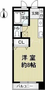 ジオコート桂【303号室】の間取り