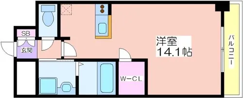 TKM KOHAMA【7階】の間取り