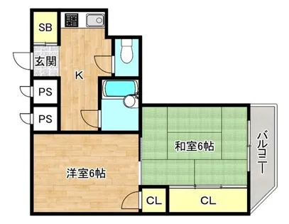 メゾン・ド・トキワ【2階】の間取り