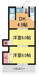 第2宝来マンション【211号室】の間取り
