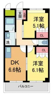 ラークハイム【201号室】の間取り