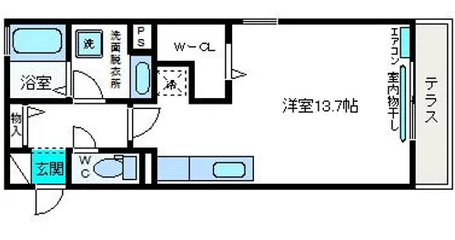 Nofu Maison(ノフメゾン)【102号室】の間取り