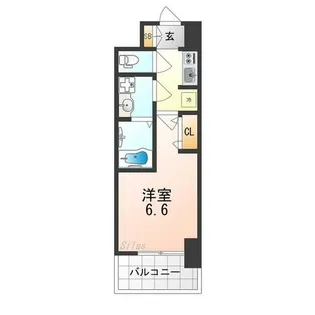 大阪府堺市西区浜寺石津町西1丁【マンション】の間取り