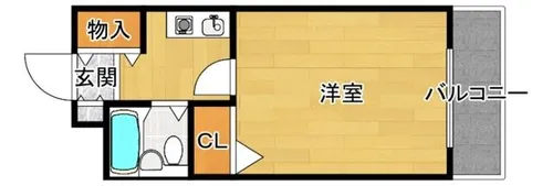 メロディーハイム淡路【5階】の間取り