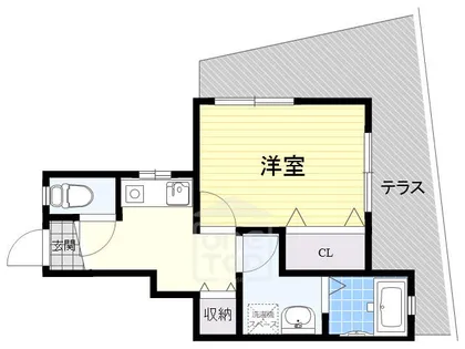 リーフジャルダン富田駅前【1階】の間取り