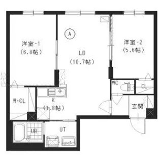 Anpururu(アンプル―ル)【3階】の間取り
