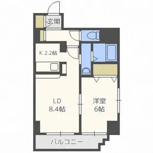 デザイナーズコート【2階】の間取り