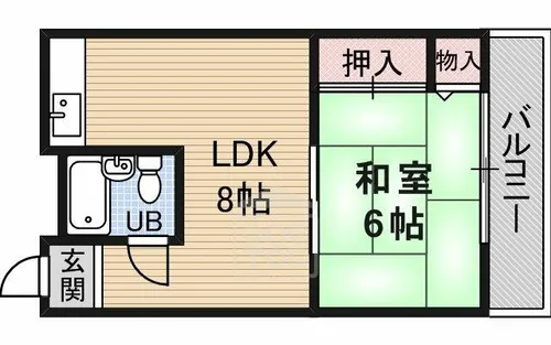 サンハイツいすゞ【2階】の間取り