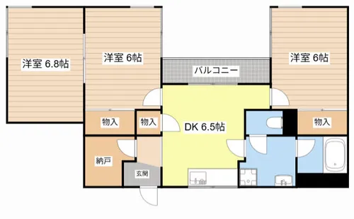 コーポ基【201号室】の間取り