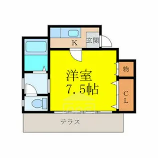 ガーデンハイツ福井【1階】の間取り