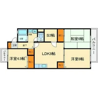 サニーハウス【2階】の間取り