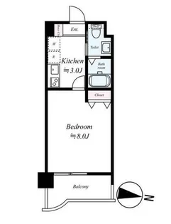 福岡県福岡市中央区白金1丁目【マンション】の間取り