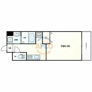 ヴァンスタージュ関目【6階】の間取り