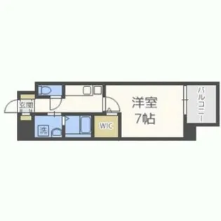 福岡県福岡市中央区清川3丁目【マンション】の間取り