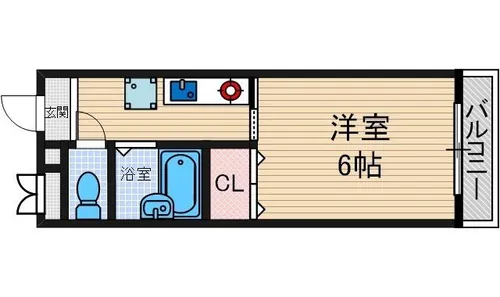 大阪府高槻市富田町1丁目【マンション】の間取り