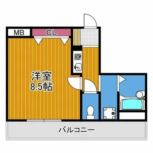サンコークレアール【5階】の間取り