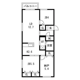 Maison You Me【403号室】の間取り
