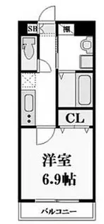 MISTRAL千代田町【205号室】の間取り