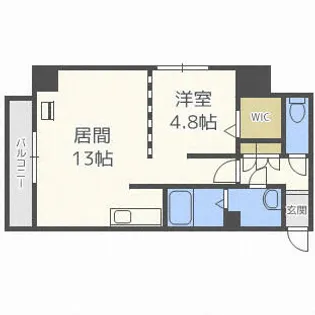 セルベッサ札幌レジデンス【6階】の間取り