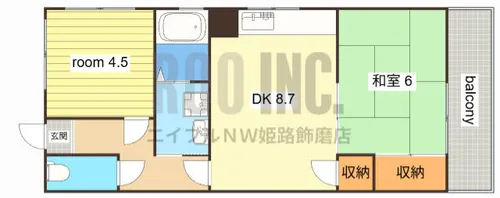 メゾン前田【6階】の間取り