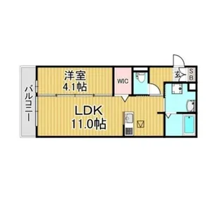 福岡県大野城市東大利1丁目【アパート】の間取り
