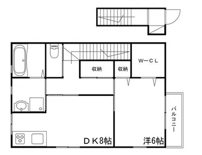 レクエルドパレス【202号室】の間取り