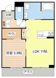 DAINAK T【0102号室】の間取り