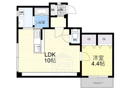 杉本ビル【2階】の間取り