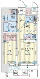 大阪府大阪市都島区都島中通1丁目【マンション】の間取り