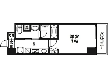 大阪府大阪市北区東天満1丁目【マンション】の間取り