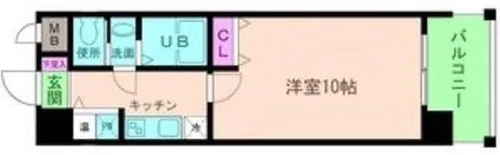 大阪府大阪市中央区平野町4丁目【マンション】の間取り
