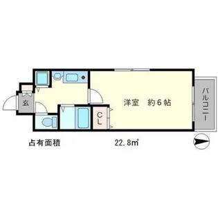 プレサンス京都三条大橋東山苑【4階】の間取り