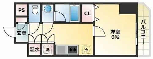 CITY SPIRE平野【8階】の間取り
