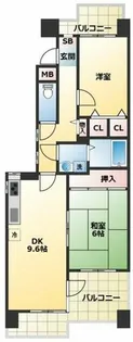大阪府大阪市平野区加美西1丁目【マンション】の間取り