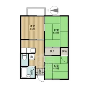 ハイツベインテ1【2階】の間取り