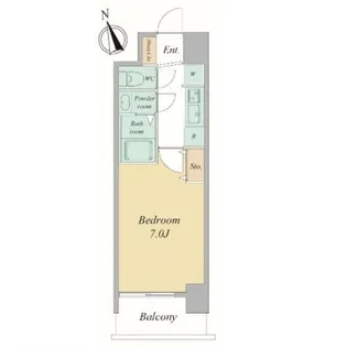 セレニテ夕陽丘エクラ【14階】の間取り