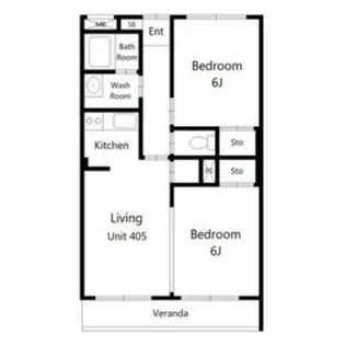 ケントハウス【4階】の間取り