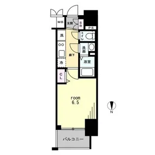 大阪府大阪市浪速区日本橋4丁目【マンション】の間取り