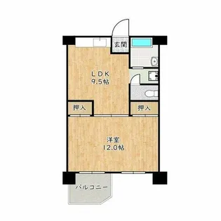 大阪府堺市南区桃山台2丁【マンション】の間取り