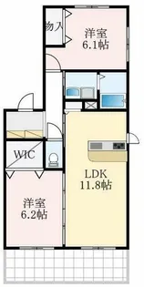 大阪府堺市東区菩提町1丁【アパート】の間取り