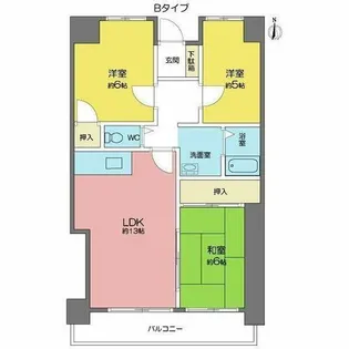 スカイライフ新宿【903号室】の間取り