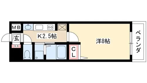 S-FORT上社【0203号室】の間取り