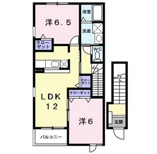 シェーネ エレガンシア【2階】の間取り