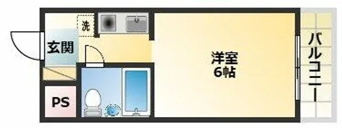 シティホームズ平野【2階】の間取り