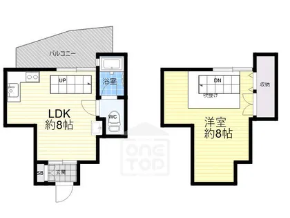 インペリアル21【4階】の間取り