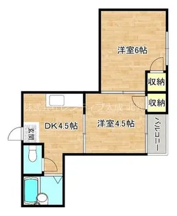 ベストレジデンス今里駅前【5階】の間取り
