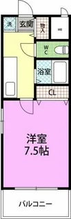 福岡県福岡市中央区大宮2丁目【マンション】の間取り